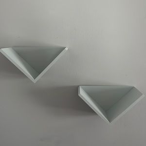 gray shelves